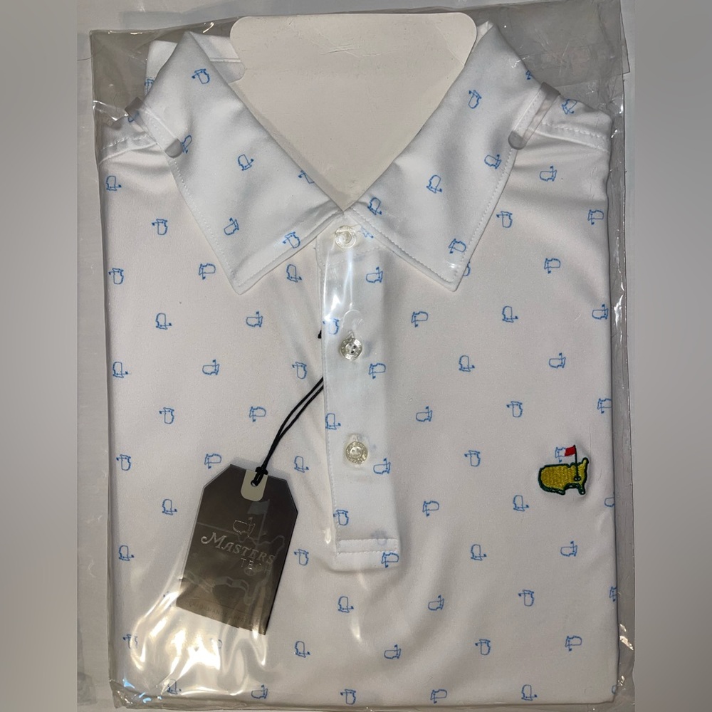 NEW 2023 Men’s Masters Tech Golf Polo Size L